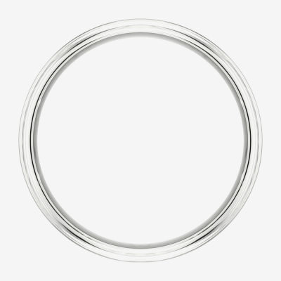 Mens 6MM 10K Two Tone Gold Wedding Band