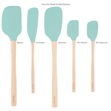 Tovolo Flex-Core Wood Handle 5-pc. Spatula Set, One Size, Blue