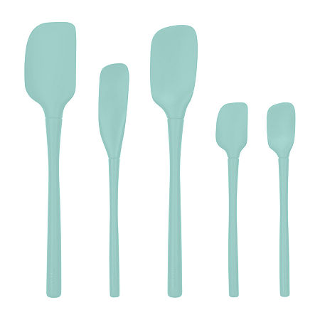 Tovolo Flex-Core All Silicone 5-pc. Spatula Set, One Size, Blue