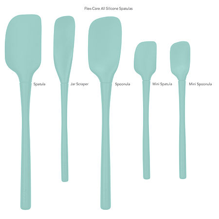 Tovolo Flex-Core All Silicone 5-pc. Spatula Set, One Size, Blue