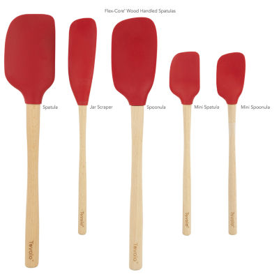 Tovolo Flex-Core Wood Handle 5-pc. Spatula Set