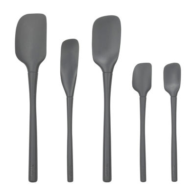 Tovolo Silicone Mixing Spoon With Stainless Steel Handle, Scratch