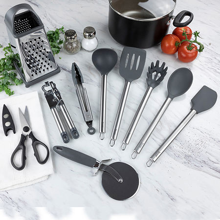 Tovolo Stainless Steel 11-pc. Utensil Set, One Size, Black