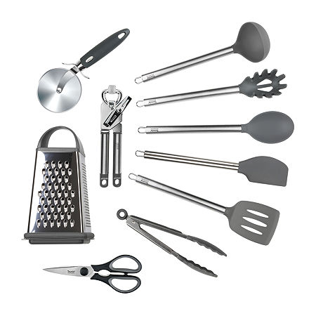 Tovolo Stainless Steel 11-pc. Utensil Set, One Size, Black