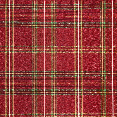 Elrene Home Fashions Shimmering Plaid Tablecloth