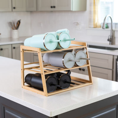 Honey-Can-Do Natural 3-Tier Bamboo Pantry Organizers