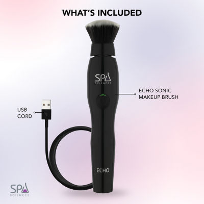 Spa Sciences Echo Antimicrobial Sonic Makeup Brush
