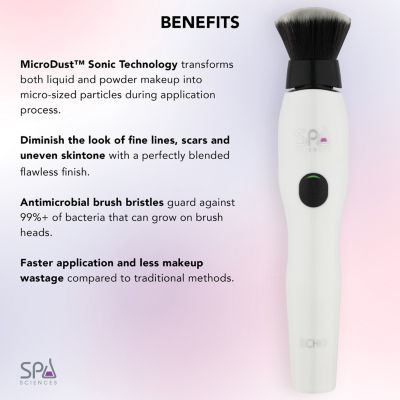 Spa Sciences Echo Antimicrobial Sonic Makeup Brush