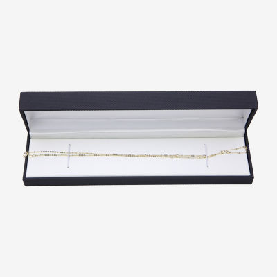 Gold Addiction Womens 10K Gold 18 Inch Link Chain Necklace