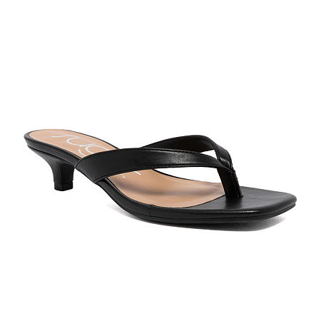 Sugar Womens Slide Sandals In Black