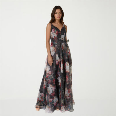 Rene by Rene Ruiz Collection Womens Sleeveless Evening Gown