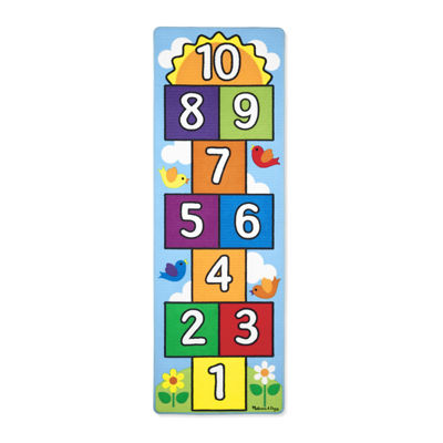 Melissa & Doug® Hop & Count Hopscotch Rug