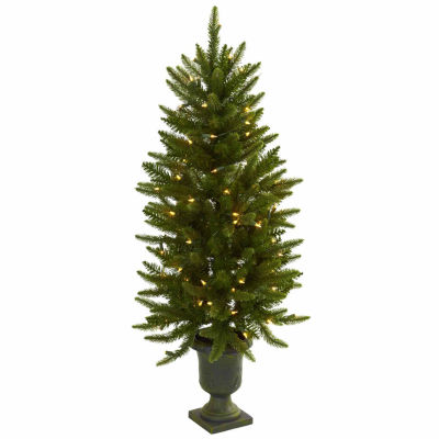 Nearly Natural 4 Foot In Urn Pre-Lit Christmas Tree
