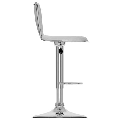 Curved Back Adjustable Bar Stools- Set of 2