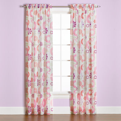 Saturday Knight Dream Rod Pocket Light-Filtering Single Curtain Panel