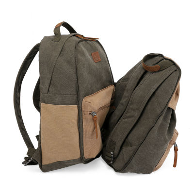 TSD Brand Trail Tree Double Canvas Laptop Backpacks