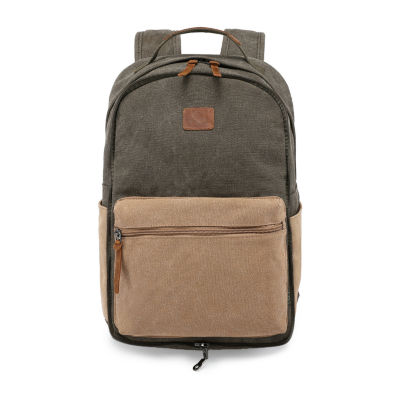 TSD Brand Trail Tree Double Canvas Laptop Backpack