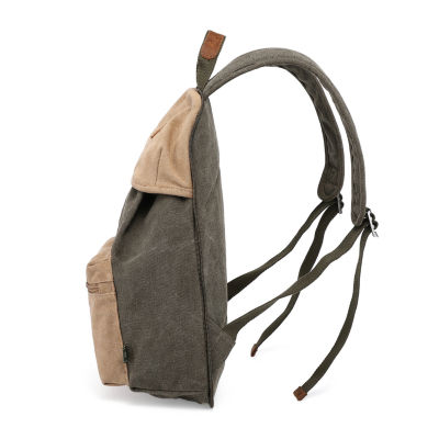 TSD Brand Trail Tree Double Canvas Laptop Backpack