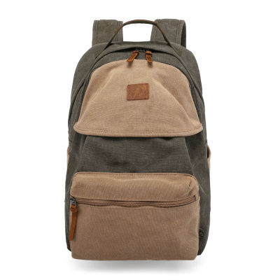 TSD Brand Trail Tree Double Canvas Laptop Backpacks