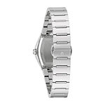 Bulova Womens Silver Tone Stainless Steel Bracelet Watch 96l293