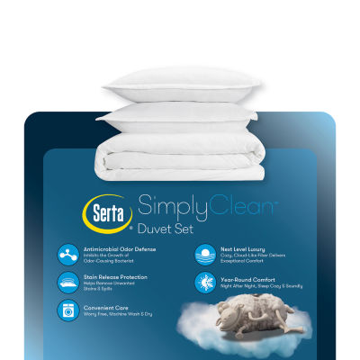 Serta® Simply Clean Duvet Cover
