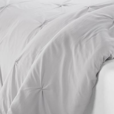 Serta Simply Clean™ Pleated Antimicrobial Treated Duvet Cover Set