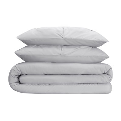 Serta Simply Clean™ Pleated Antimicrobial Treated Duvet Cover Set