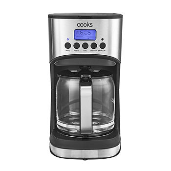 Freestanding, Stainless Steel, Transparent, Stove, Ground Coffee Wilton 2501-9807 Coffee Maker 
