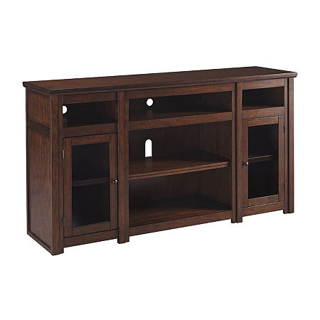 Signature Design By Ashley Harpan TV Stand, One Size, Brown