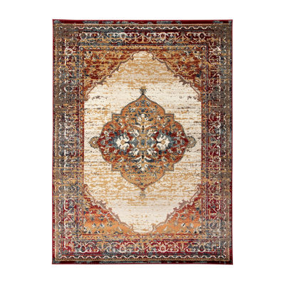 Amer Rugs Arlenu Cass Medallion Medallion Indoor Rectangular Accent Rug