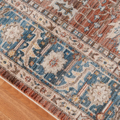 Amer Rugs Raderico Kelli Oriental Bordered Indoor Rectangular Accent Rug