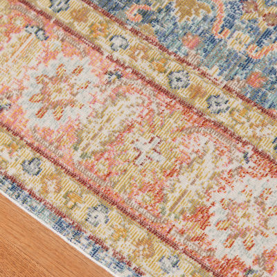 Amer Rugs Cienieka Marta Vintage Bordered Indoor Rectangular Accent Rug