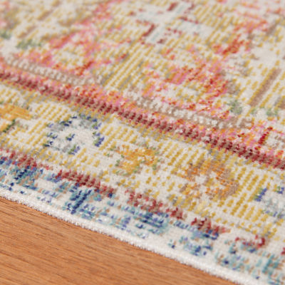 Amer Rugs Cienieka Marta Vintage Bordered Indoor Rectangular Accent Rug