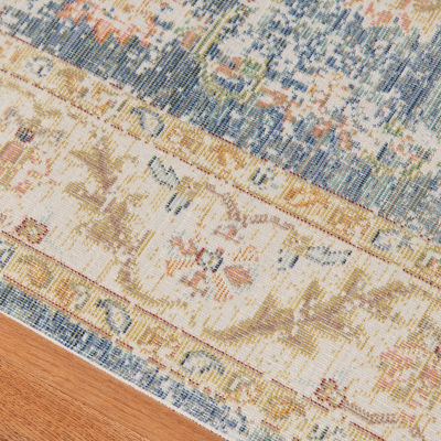 Amer Rugs Cienieka Dia Vintage Bordered Indoor Rectangular Accent Rug