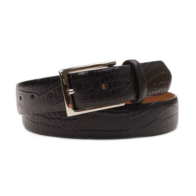 Stafford Feather Edge Mens Belt, Color: Black - JCPenney