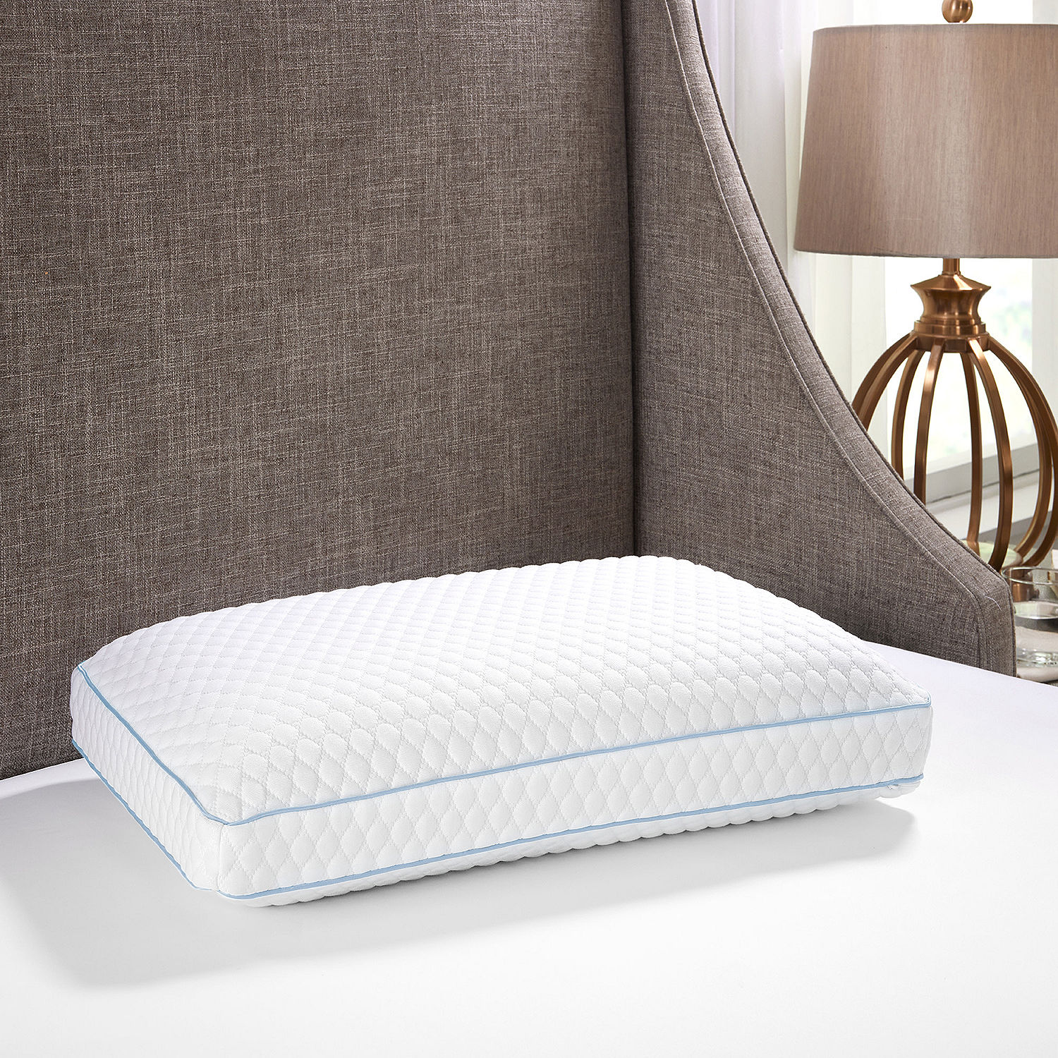 Bodipedic™ Home Dual Comfort Supreme Memory Foam Pillow, Color: White ...