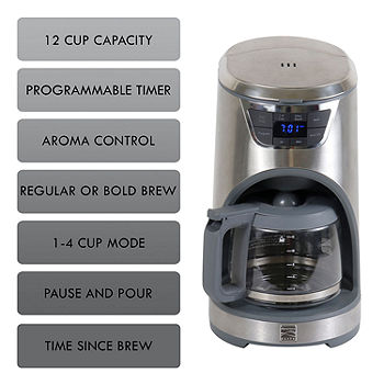 12-Cup Professional Programmable Coffee Maker (Silver), Hamilton Beach