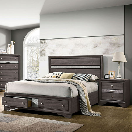 Craye 2 Piece Bedroom Set, One Size, Gray