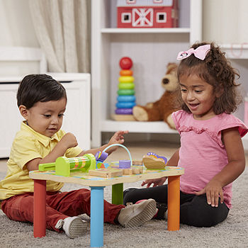 Melissa & Doug Deluxe Wooden Multi-Activity Play Table for Playroom
