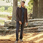 mutual weave Mens Flannel Lined Waxed Jacket