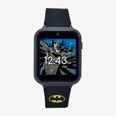 DC Comics Batman Boys Multi-Function Black Smart Watch Bat4740jc