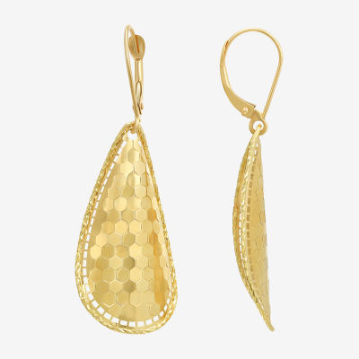 14K Gold Drop Earrings