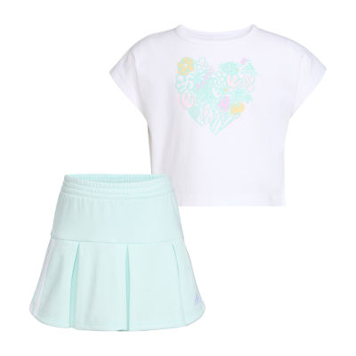 Adidas 2 piece skirt 2024 set