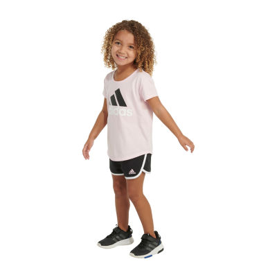 adidas Toddler Girls 2-pc. Short Set