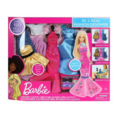 Be A Fashion Designer Doll Dress Up Kit Barbie Kids Craft Kit