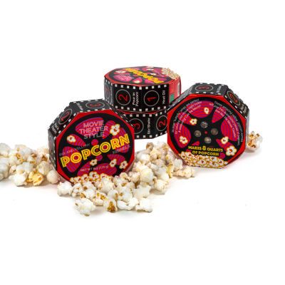 Wabash Valley Farms Cinematic Crunch Collection: Movie Reel Popcorn Gift Set