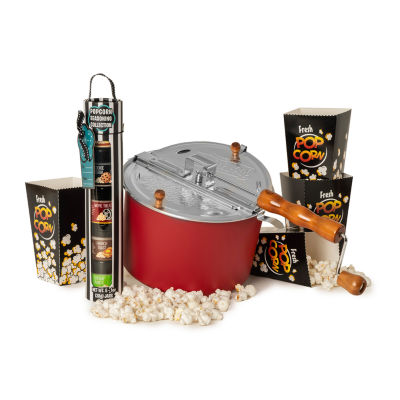 Wabash Valley Farms Farm Fresh Copper Plated Whirley Pop Popcorn Set, 3  Pieces