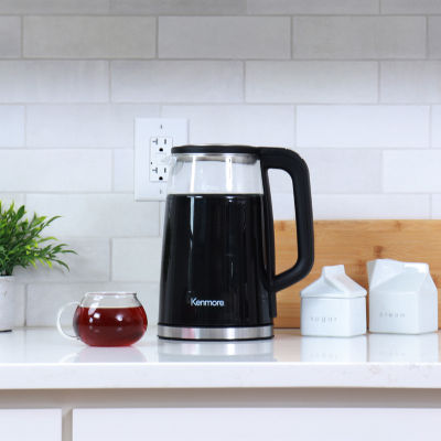 Kenmore Digital Cordless Glass Tea Kettle