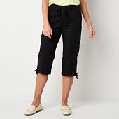 St. John's Bay Womens Mid Rise Capri Pant
