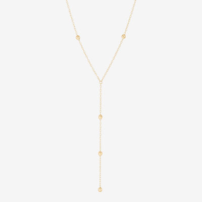Gold Addiction Womens 10K Gold 18 Inch Y Necklace